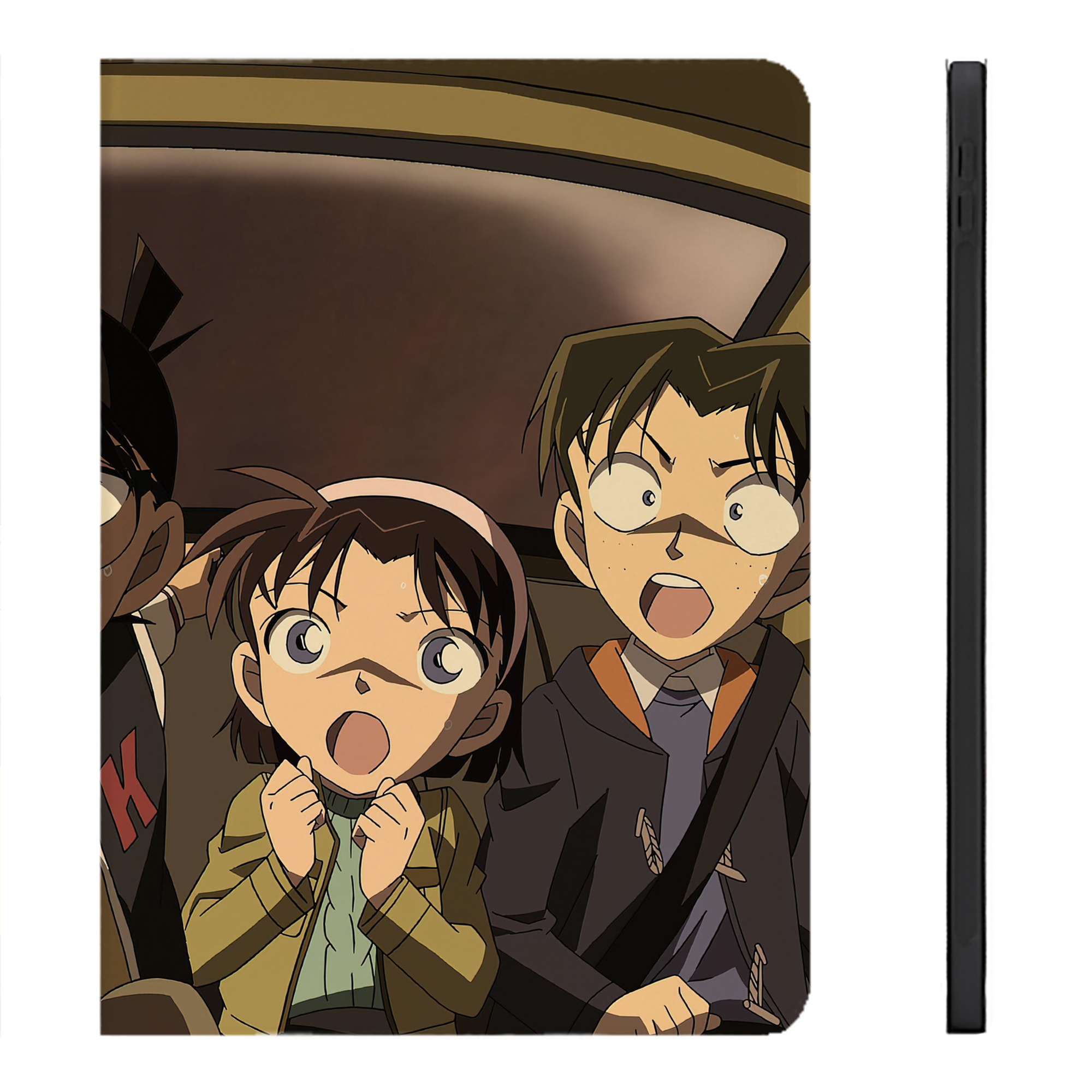 （画像用） 名探偵コナン Detective Conan IPadケース ペンホルダー付き ブックスタイルデザイン